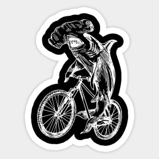 SEEMBO Hammerhead Shark Cycling Bicycle Biking Cyclist Bike Sticker